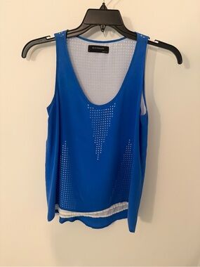 Boundary Blue Scoop Neck Tank